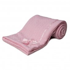 FBP246-P: Pink Sherpa Cable Wrap w/Bow